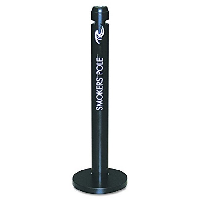 Rubbermaid Smokers Pole - Aluminium - 1.08m - Black - FGR1BK