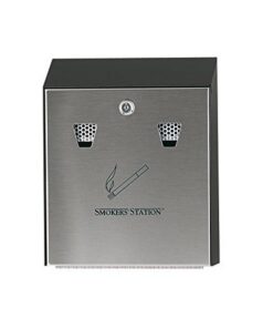 Rubbermaid Smokers Station - Stainless Steel - 31 x 25 x 7.6cm - Black - FGR1012EBK