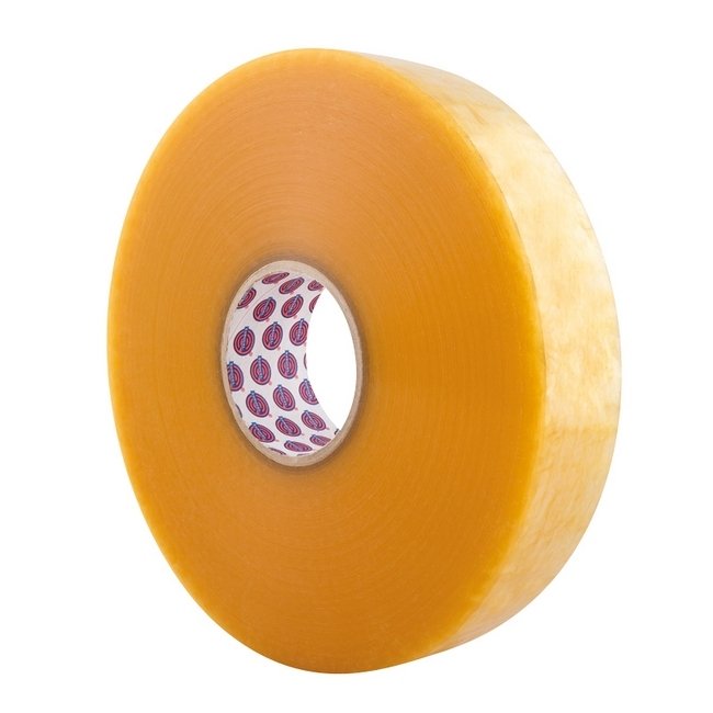 Packaging Tape - Hot Melt - Long - PP 31 LR - Transparent - 28 Micron - 48mm x 1000m - Box of 6 - Pack of 6 - 1000006128