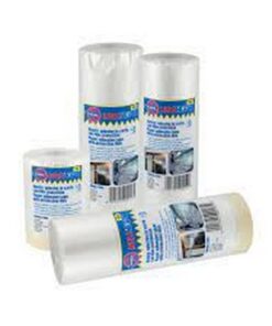 Euro Masking Tape - Maskopri Film - Transparent - 1800mm x 25m - Box of 16 - Pack of 16 - 10000026