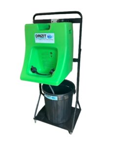 Eye Wash Station - Portable - Polyethylene - 60L - Cart and Waste Collection Barrel - WG6001B