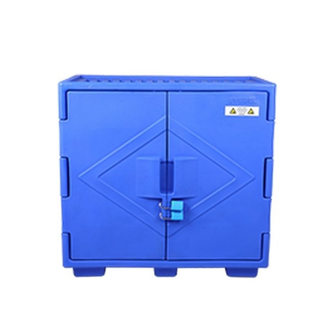Acid Cabinet - Safety Cabinet - 4 Shelves - 2 Doors - 83L - Polyethylene - 89 x 91 x 55 cm - ACP80002