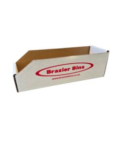 Brazier Bins - Cardboard Bin - Parts Storage Box - 30.5 x 10.2 x 11 cm - NO.4