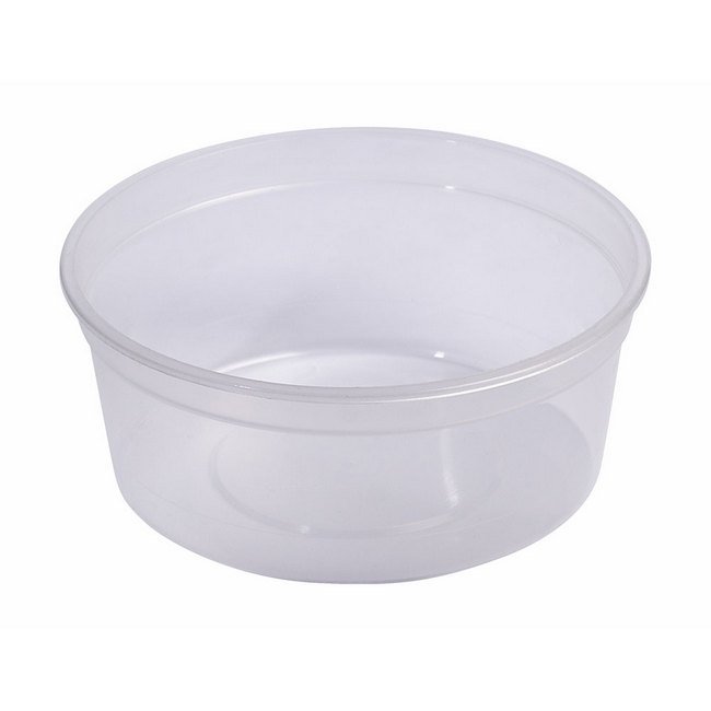 500ml Take Away Containers - Tub Only - Clear - Pack of 200