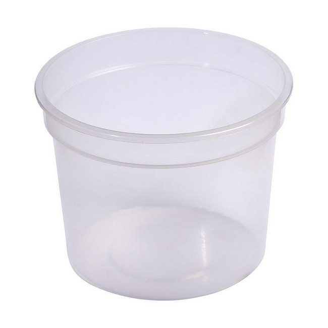 1000ml Take Away Containers - Tub Only - Clear - Pack of 200