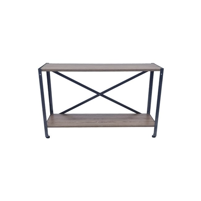 Trendi Shelf - Steel and Wood Shelving - 2 Shelf - 52 x 90 x 35cm
