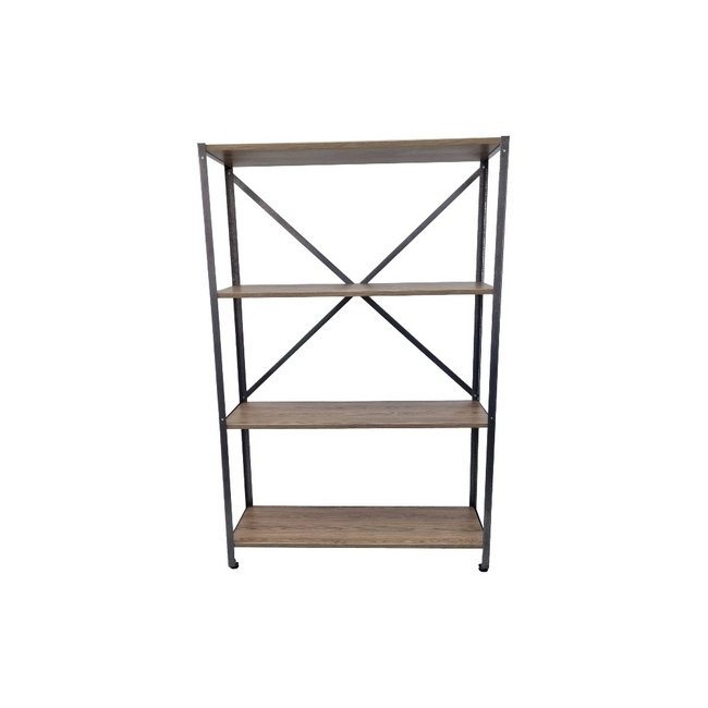 Trendi Shelf - Steel and Wood Shelving - 4 Shelf - 137 x 90 x 35cm