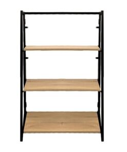 Shelving - 3 Tier - Wood and Steel - 65 x 32 x 101 cm - HH300106