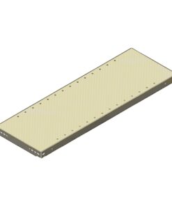 Bolted Shelving Steel Shelf - Uni-Angle - Painted - 91.4 x 91.4 cm