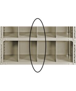 Bolted Shelving Steel Shelf Divider - Uni-Angle - Painted - 15.2 x 38.1 cm