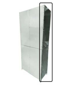 Bolted Shelving Steel Side Panel - Uni-Angle - Galvanised - 129.5 x 61.0 cm