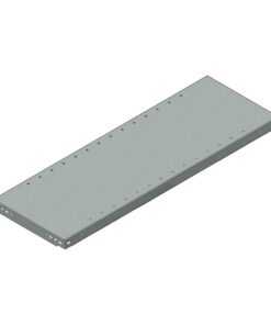 Bolted Shelving Steel Shelf - Uni-Angle - Galvanised - 91.4 x 91.4 cm