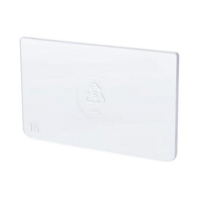 Senator Drawer Dividers - Plastic - Clear - 5 x 2.9 cm - Pack of 10