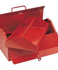 Kennedy Steel Tool Box - Red - Removable Tray - 48 x 20.5 x 18.5 cm