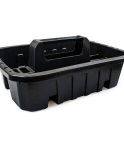 Kennedy Tool Tote Tray - Plastic - Black - 39.2 x 27.9 x 14.7 cm