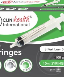 Syringe 10ml 3 Part L/Slip 100s Clinihealth