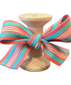 No 213 – Strawberry, Copper Green & Lt Cream Stripe 20mm