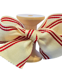 No 151 – Cream Red Stripes 30mm