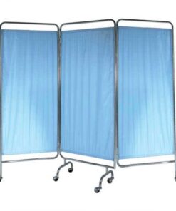 Mobile Bed Screen 3 Fold With Curtains Fs 5605 S