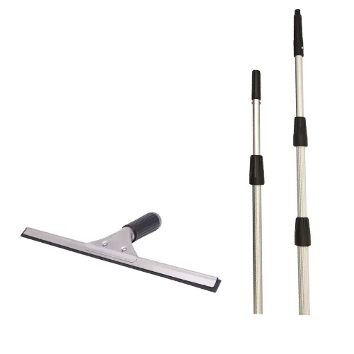 35cm Window Squeegee & 2.5 Meter Aluminium Telepole E-LINE