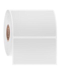 Cryo Barcode Labels for Liquid Nitrogen Storage 63.5mm x 38.1mm, white, for 50 ml tubes, roll with 1000 labels