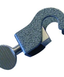 Hook bosshead, steel powder coated, with brass pressure block, opening to 13mm