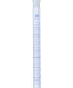 Hirschmann Test Tube 20 : 0.2 ml NS-Grinding, PE-Stopper, Blue Graduated