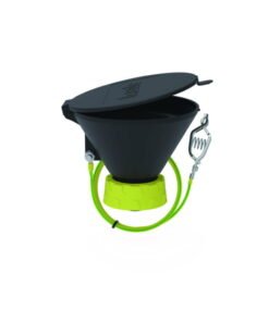 Bohlender b.safe Funnel 130 S 55 – Ø 130 mm, Black, Static‑Dissipative PE‑EX