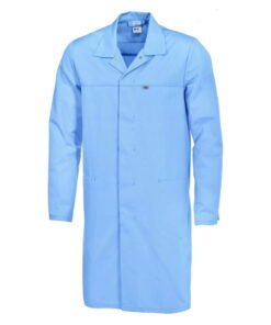 Bierbaum-Proenen BP Laboratory Coat Size LN, Light Blue 65% Polyester / 35% Cotton 1/1 Arm, Unisex