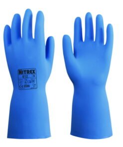 Chemical protective gloves Nitrex 612 S (7) nitrile, blue, pack of 10 pair