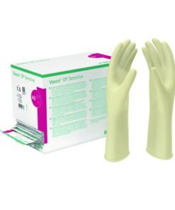B. Braun Vasco OP Gloves, Size 7 OP Sensitive, Latex, Powder-Free, Sterile, Pack of 40 Pair