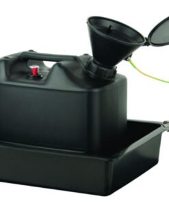 SCAT Waste Disposal-Set 3: Funnel with Lid "MARCO" V2.0 S60/61, PE-HD Electrostatic Conductive, with 318960, 108042, 117985