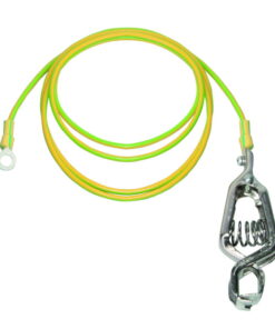 SCAT Earthing Cable, 1.5m Length with Binding Rail and Ring, Includes Fastening Material