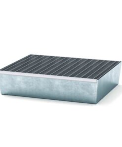 Asecos Collecting Tray 785 x 635 x 180 mm, Steel, Electroplated