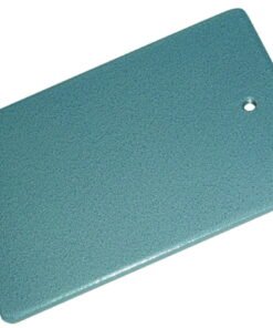 Stand base 315 x 200 mm steel, powder coated, M10 bore hole, 8mm thick, with welded feet