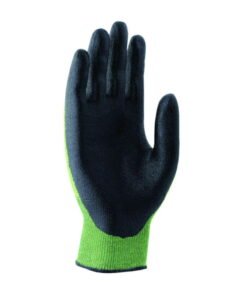 Uvex Protection Gloves C500 Wet Size 7, Cord-HS, Lime/Anthracite Type 60492, Pair