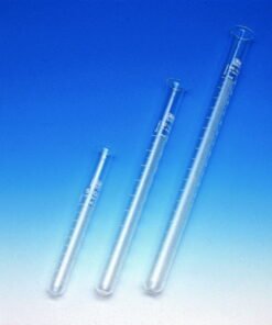 Hecht Test Tube 20:0.1 ml, Graduated Soda Glass, with Spout