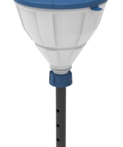 SCAT Funnel with Ball "ARNOLD" V2.0 GL45 PE-HD White with Lance (220 mm)