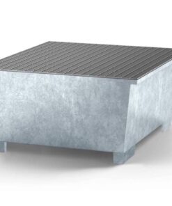 Asecos KTC Collecting Tray Zinc Plated, 1350 x 1650 x 700 mm