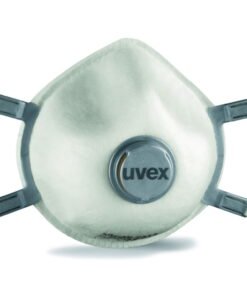Uvex Fine Dust Filtering Mask Silv-Air 7312 FFP-3 with Exhale Valve, Pack of 5