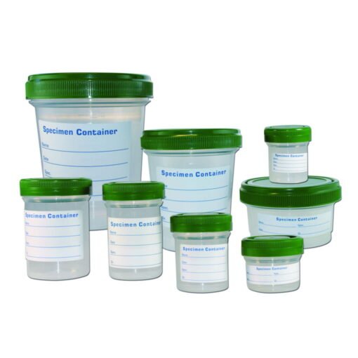 Sample Storage Container LLG Sample Containers 250ml, PP with HDPE-Screw Cap and Plain Label ...