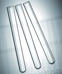 Scherf Test Tubes 75x12,00x0,5-0,6mm Soda Lime Glass, Without Rim, Round Bottom, Pack of 250