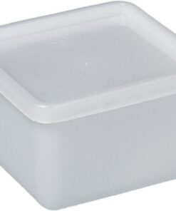Bürkle All-Purpose Can Square, 500 ml, Suitable for Freezing, 103x103x65 mm, PE Transparent