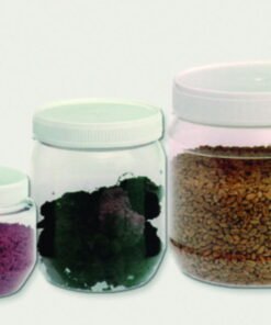 Behr PET Wide Mouth Jar PWG 500, 500ml Transparent, Pack of 10