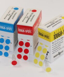 Heathrow Tough-Spots PVC Round Labels, Ø 9.5mm, Coffee, Pack of 1000/Roll