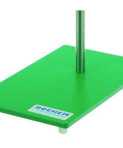 BOCHEM Stand Base, 315x200x10 mm, Steel, Varnished, Thread M10, 1 Adjustable Foot
