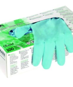 MAPA Disposable Gloves Solo 997, Blue, Size 9, Nitrile, Pack of 100