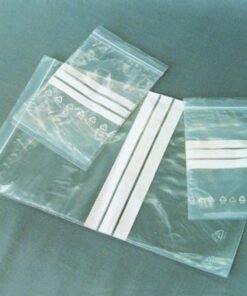 LLG Pressure Seal Bag PE 40x60 mm with Write-On Patch, Pack of 1000