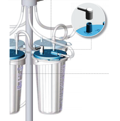 Lid Connector Surgical Suction Flovac 5’s