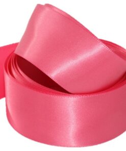 DFS Lipstick Rose Pink (7mm) Satin Ribbon